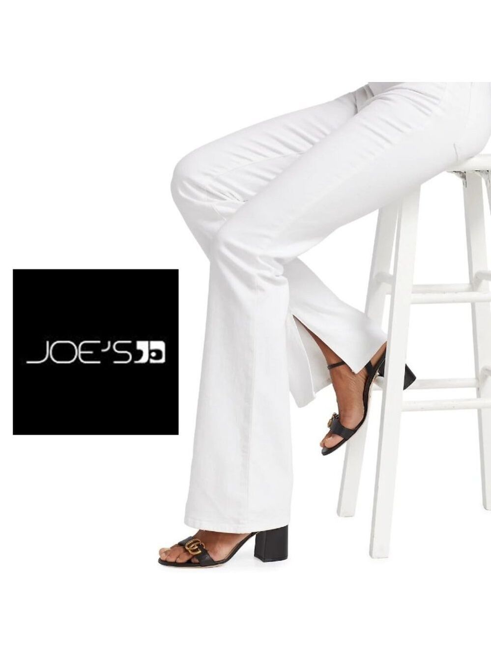 NWT $188 Joe's Hi Honey Flawless Bootcut White Jean  (Bin 19)